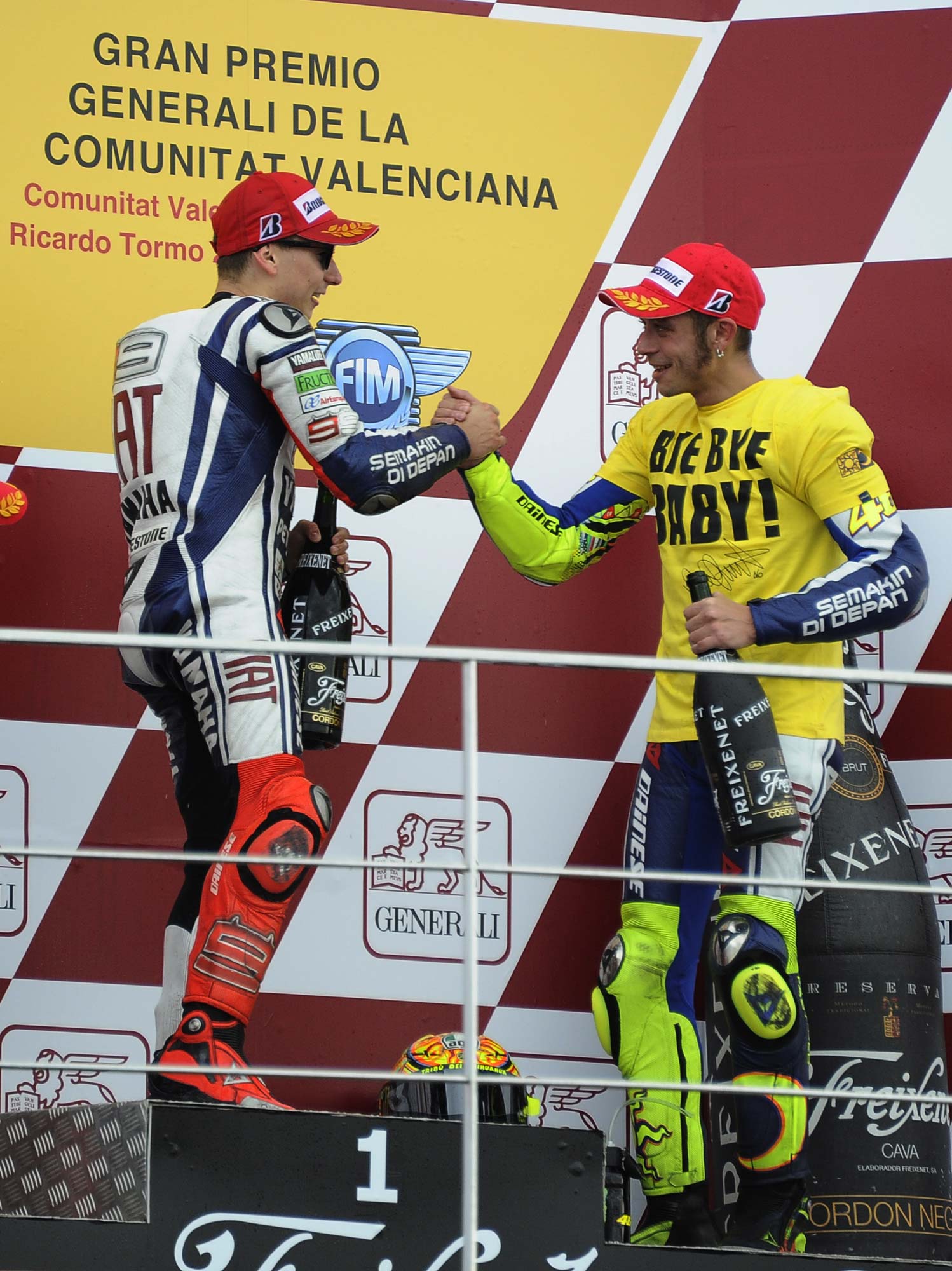 2010 Valentino Rossi in Valencia