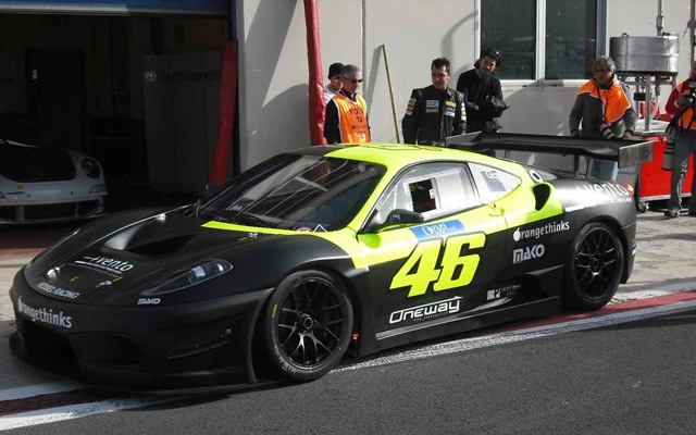 Valentino Rossi im Ferrari 458 bei Blancpain Endurance