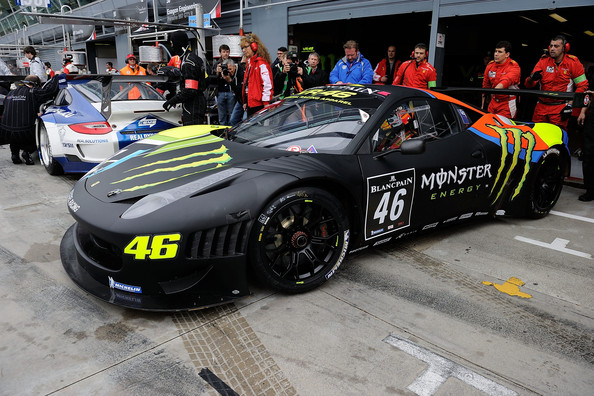 Valentino Rossi im Ferrari 458 bei Blancpain Endurance