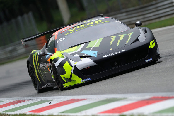 Valentino Rossi im Ferrari 458 bei Blancpain Endurance