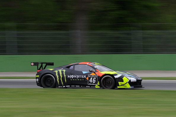 Valentino Rossi im Ferrari 458 bei Blancpain Endurance