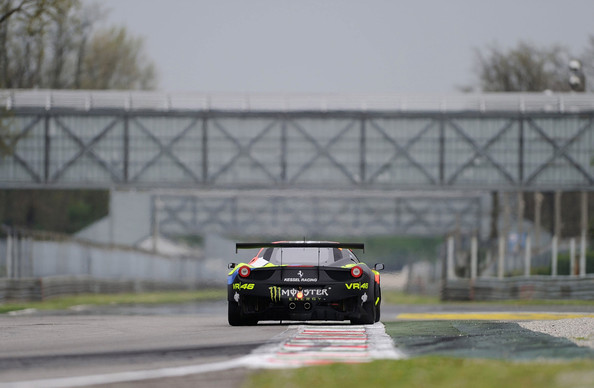 Valentino Rossi im Ferrari 458 bei Blancpain Endurance