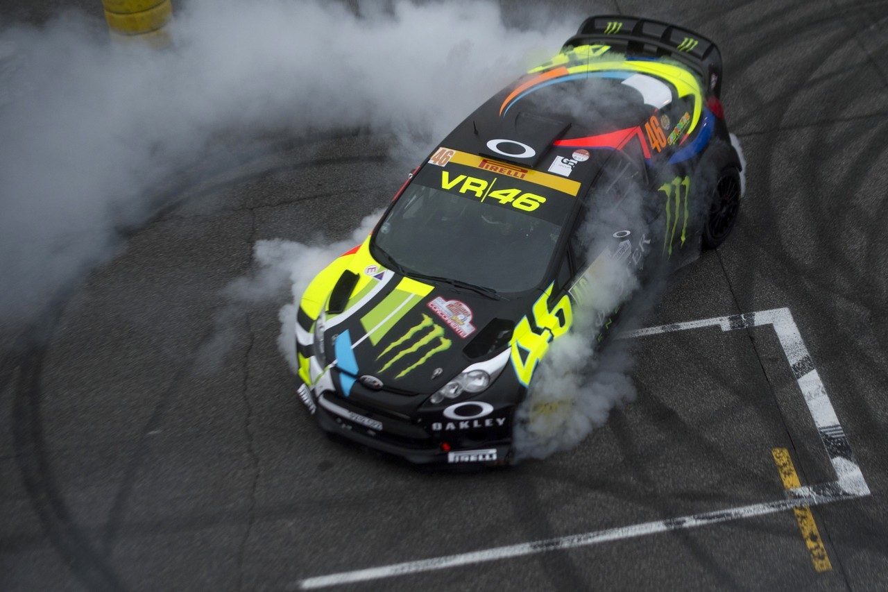 Valentino Rossi gewinnt Monza Rally Show 2012