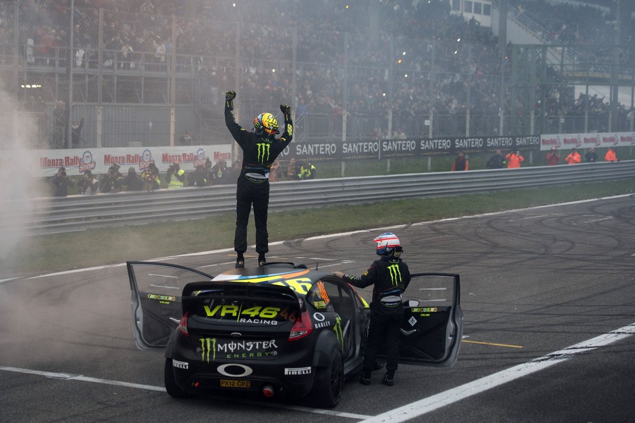 Valentino Rossi gewinnt Monza Rally Show 2012