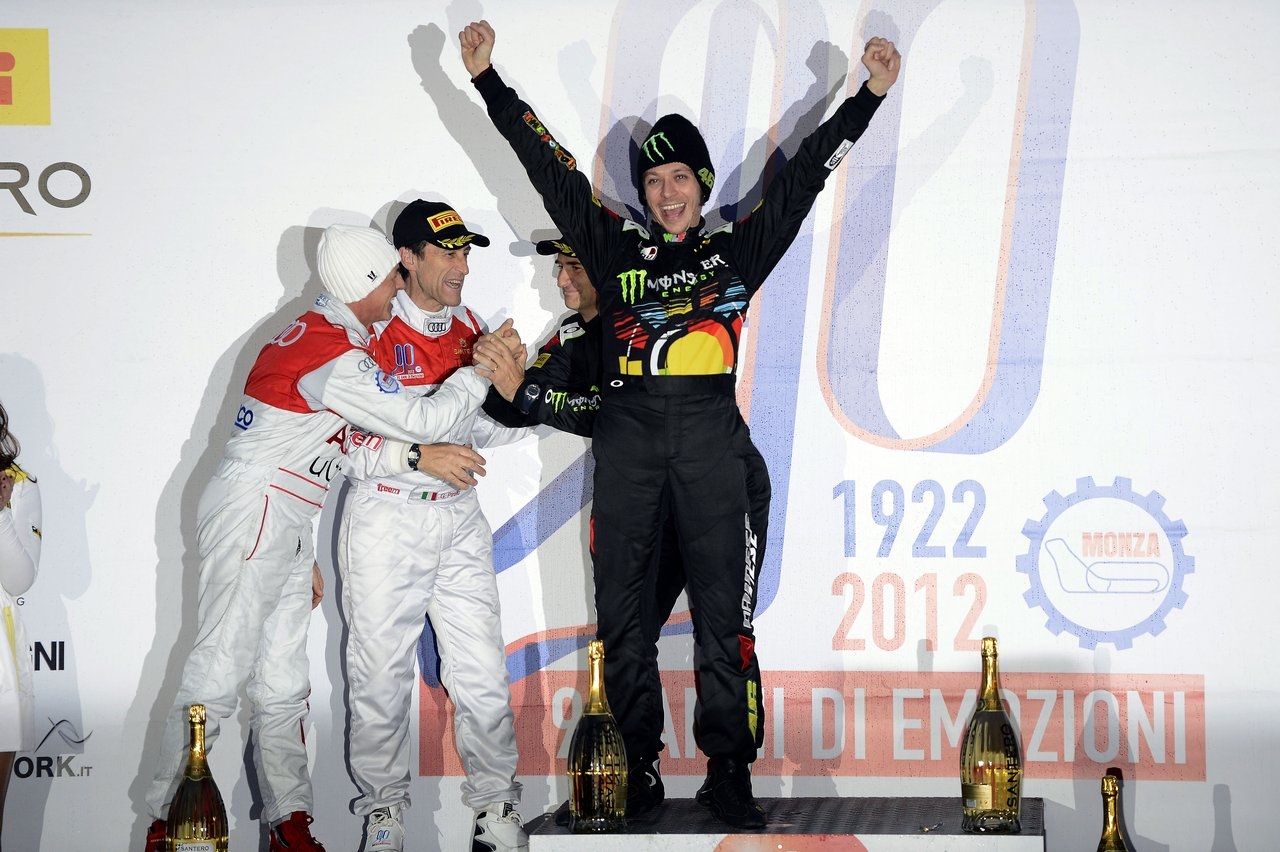 Valentino Rossi gewinnt Monza Rally Show 2012