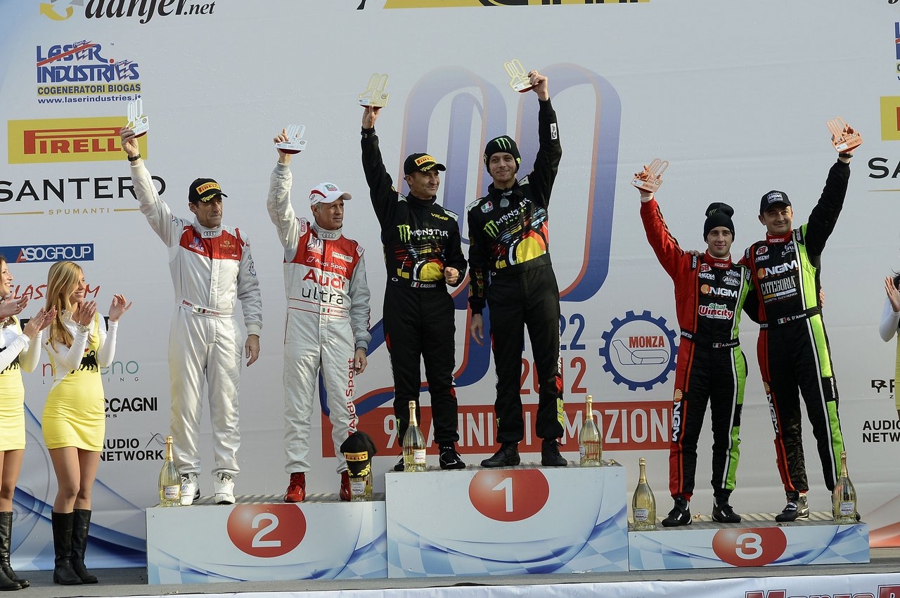 Valentino Rossi gewinnt Monza Rally Show 2012