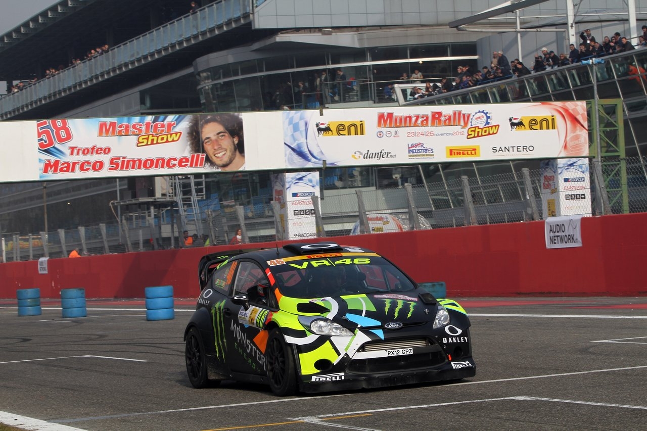 Valentino Rossi gewinnt Monza Rally Show 2012