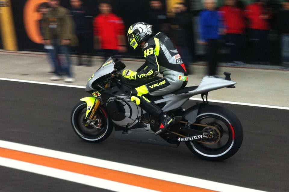 2012 Valentino Rossi auf M1 in Valencia