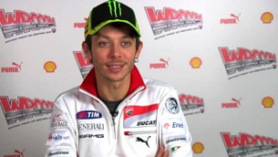 Valentino Rossi im Interview während Wrooom