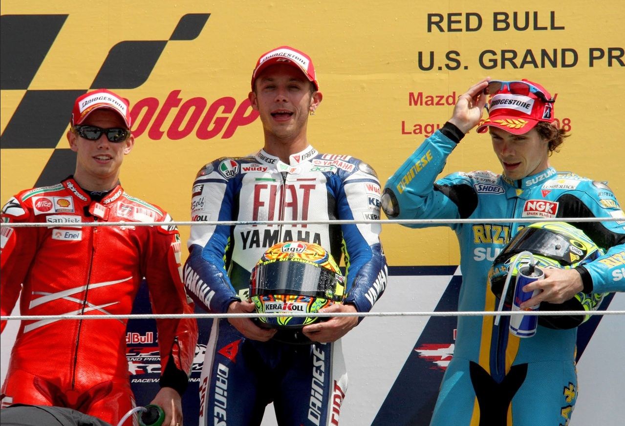 2008 Stoner, Rossi, Vermeulen