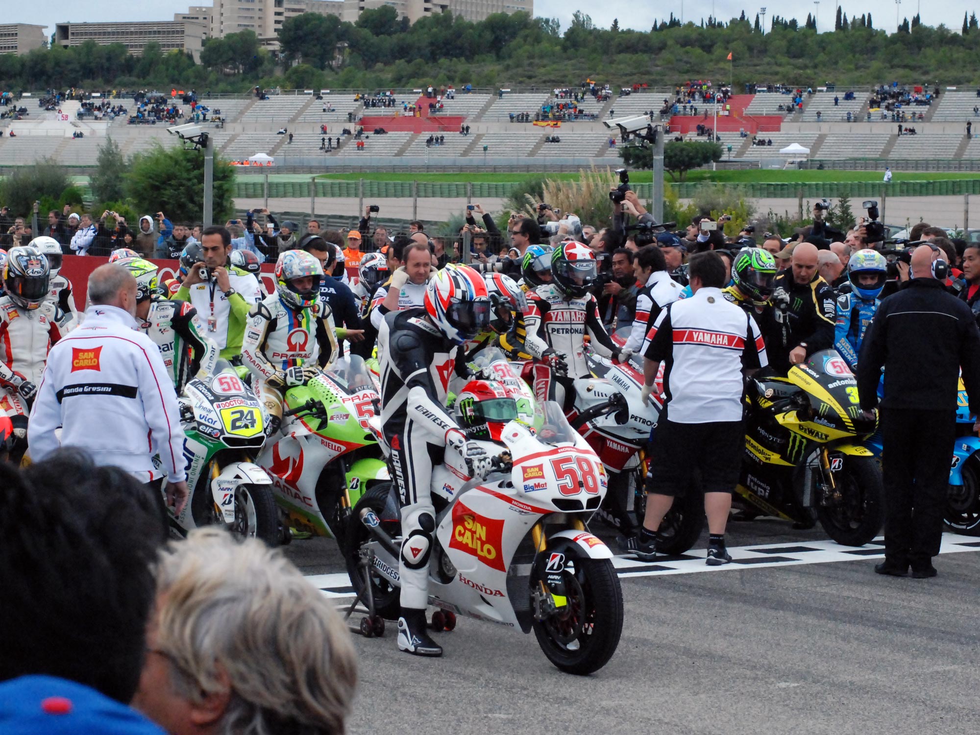 2011 Valencia Marco Simoncelli Tribut