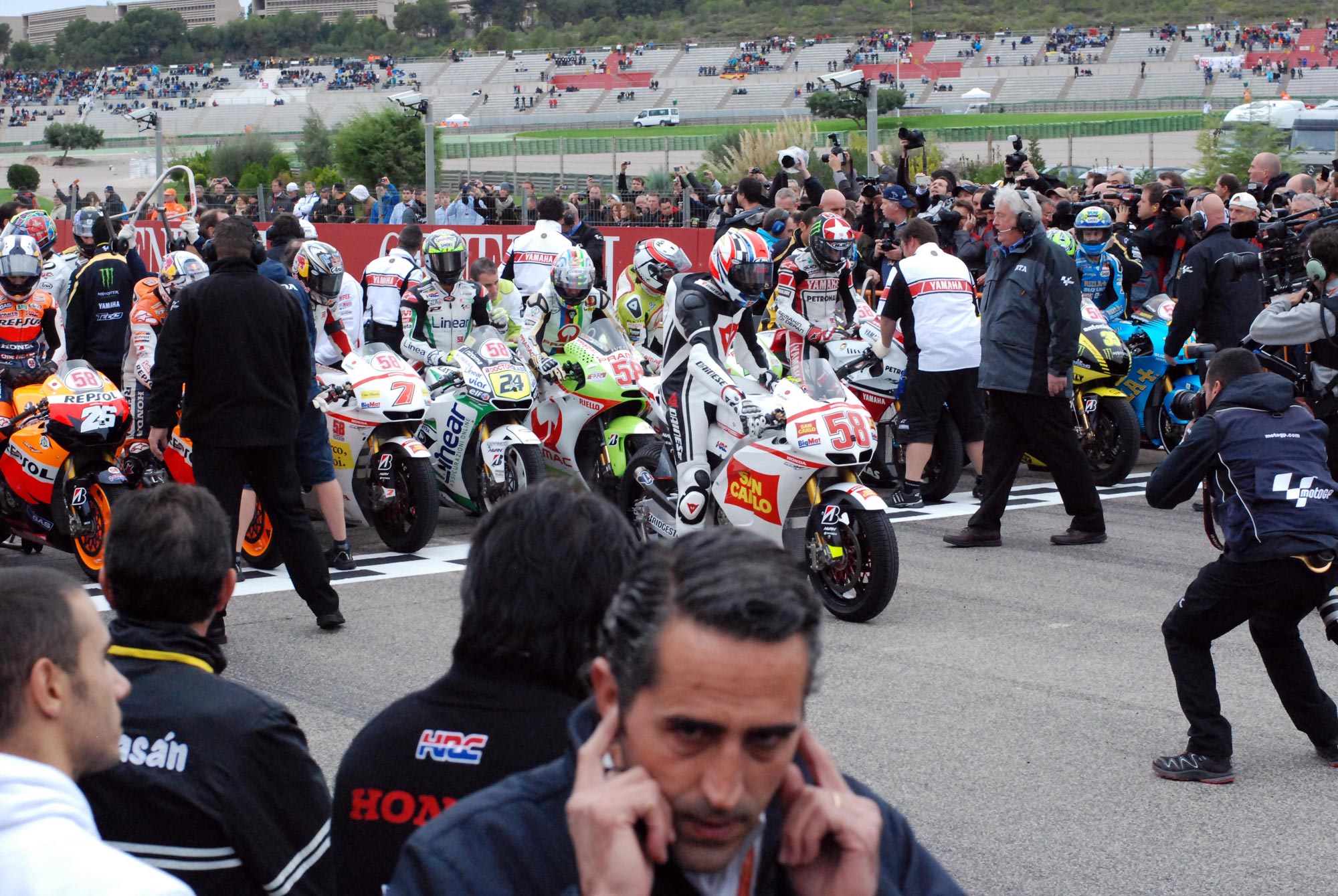 2011 Valencia Marco Simoncelli Tribut