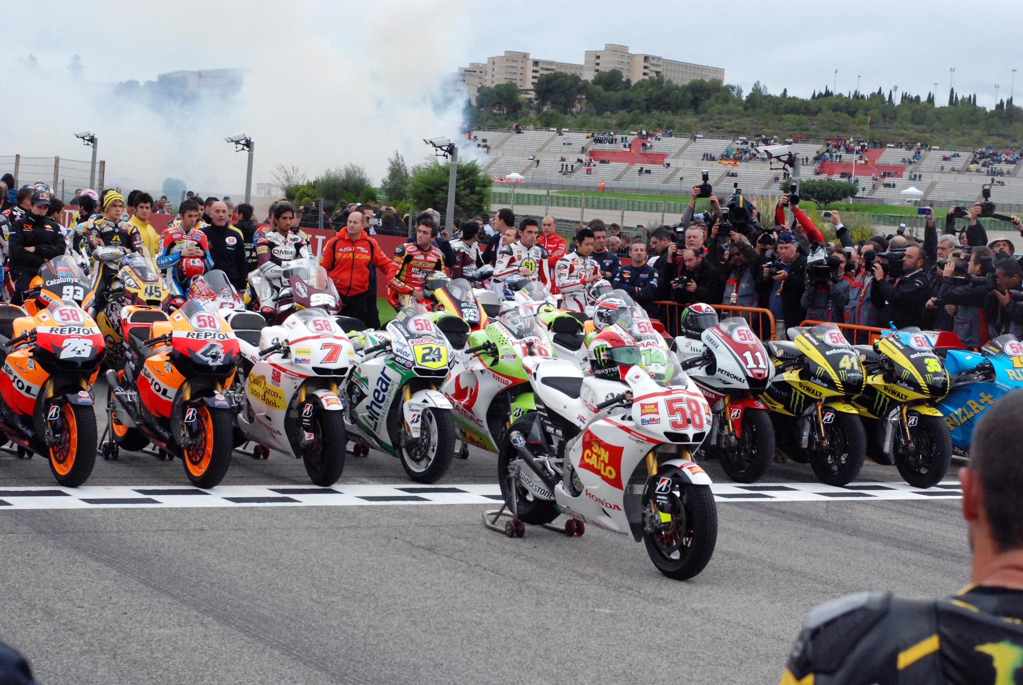 2011 Valencia Marco Simoncelli Tribut