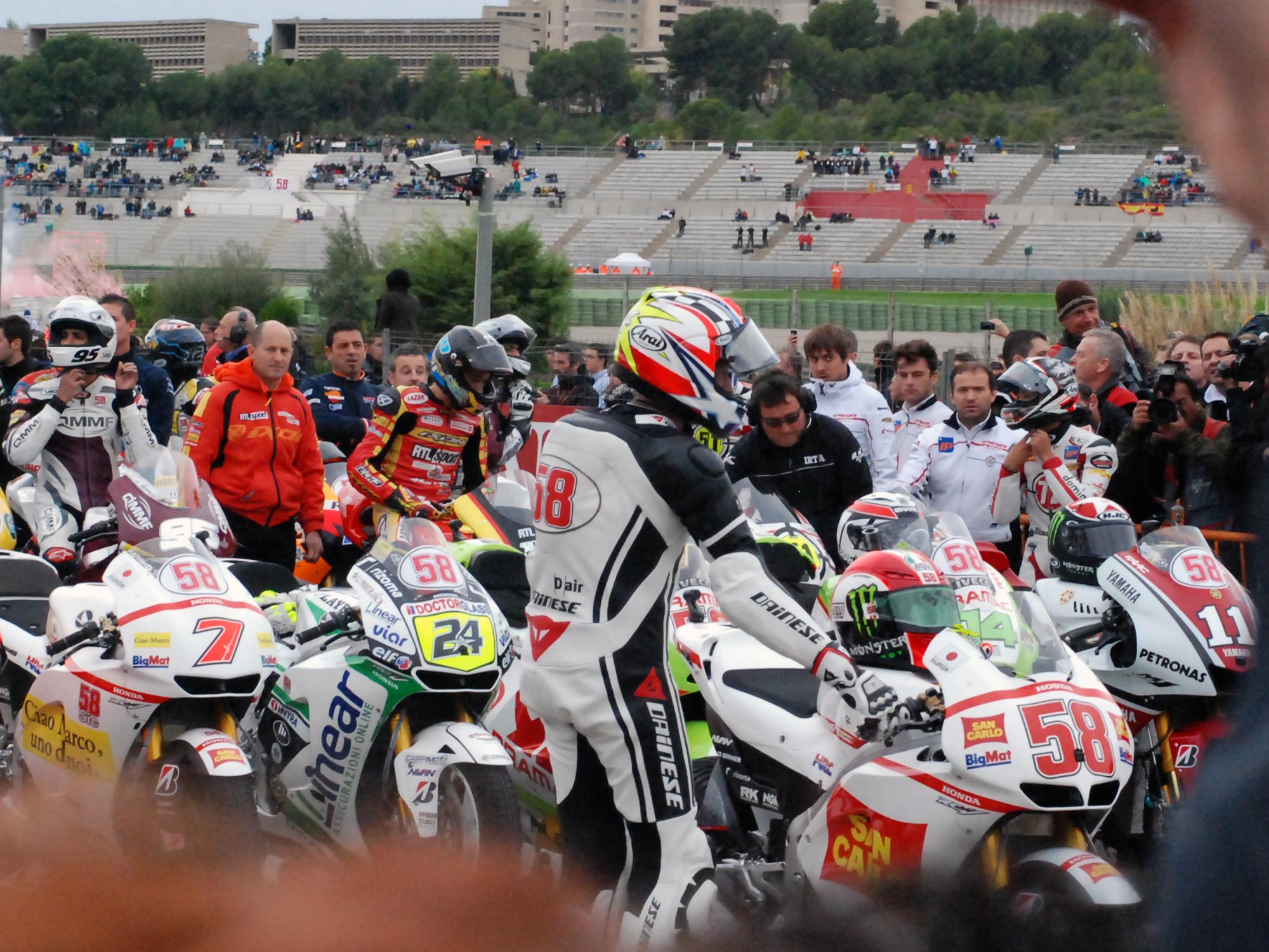 2011 Valencia Marco Simoncelli Tribut