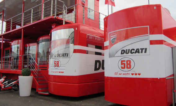 Ducati Truck Tribut Marco Simoncelli